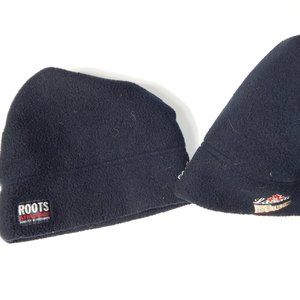 2 Pc Roots Athletics Labatt Blue Hat Fleece Hat